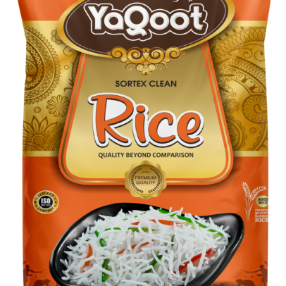 Yaqoot Sortex Clean Rice (Orange) - Pakka Rice - 30 kg